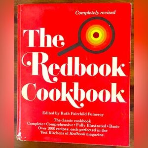 3/$15 Vintage 1976 Hardcover The RedBook Cookbook by Ruth Fairchild Pomeroy